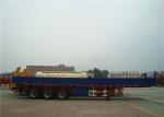 30ft Roof Opened 2 Axles Drawbar Box Full Trailer For Bulk Cargos Mine Material