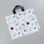 Shopping Mall Custom Printed Plastic Bags Tote Bag With Handle 1-8 Colors