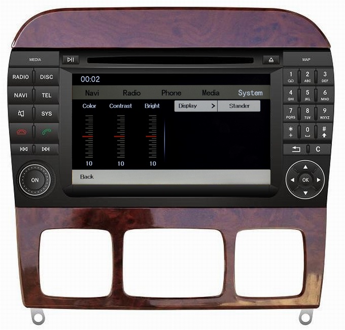 Ouchuangbo Auto GPS Navigation for Mercedes Benz S W220 1998-2005 USB iPod DVD Radio Stereo System OCB-1505