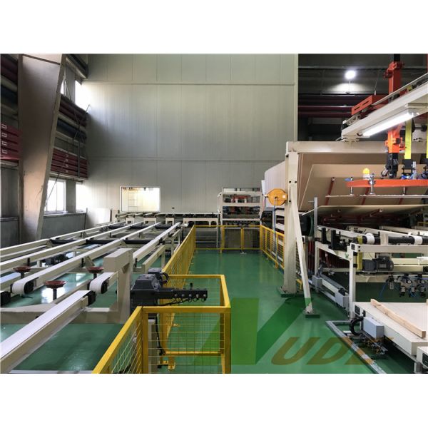 Industrial MDF PB Short Cycle Lamination Line , Short Cycle Press Machine