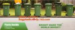 Heavy duty 50L low price dustbin for rubbish/trash bin for sale/movable waste