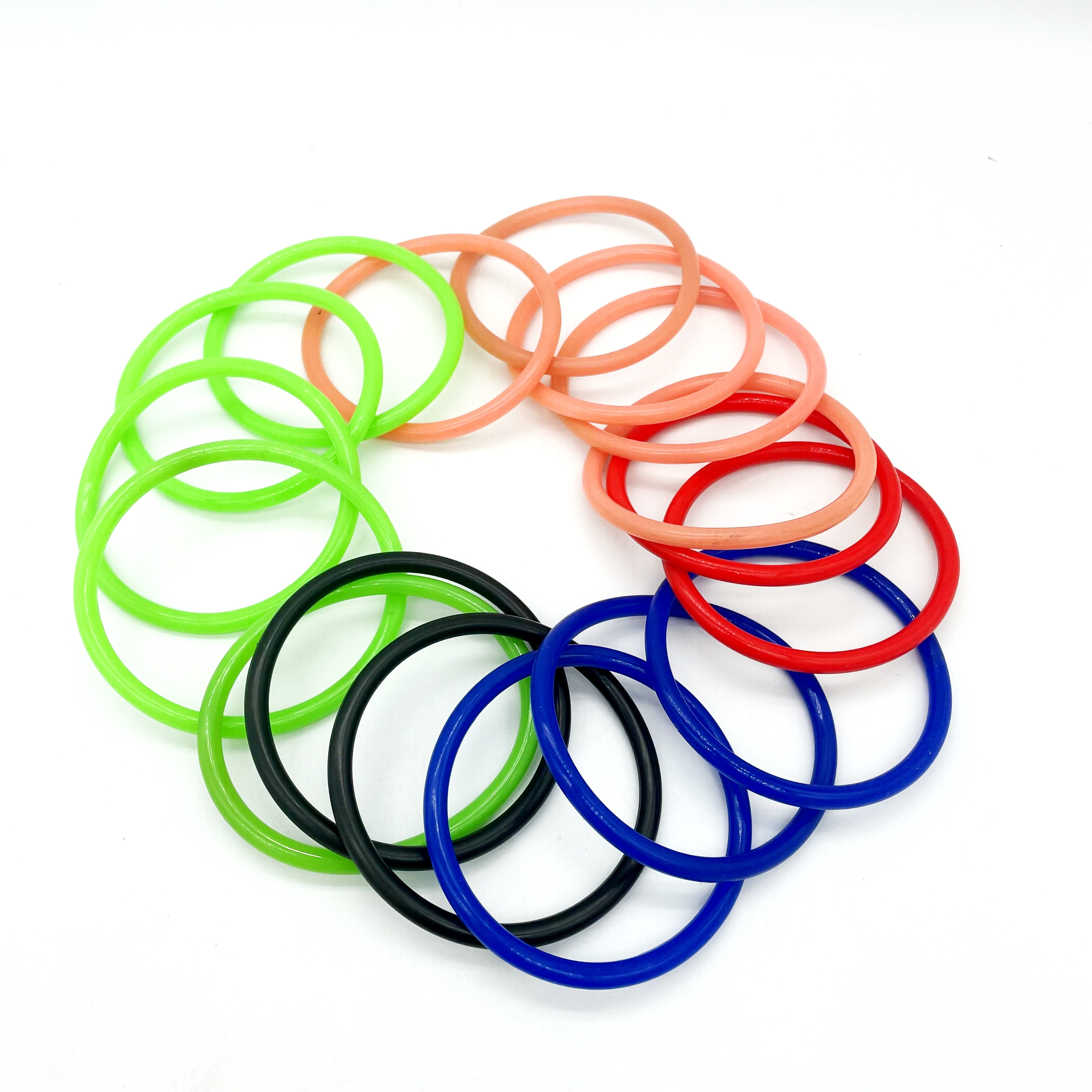 Food Grade Flexible 40-70 Shore A Silicone Rubber O Ring For Seal