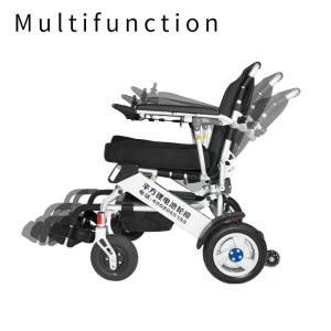 China ISO13485 6 Km/H Multifunction Foldable Electric Wheelchair wholesale