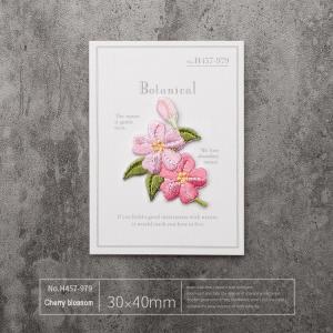 China Dreamy Cherry Blossom Iron-On Patches – Delicate Petal Texture, Lightweight &amp; Memory-Keeping Style wholesale