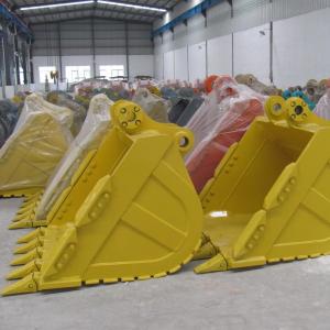 China Excavator Parts Heavy Duty Digging Bucket Reinforced Cutting Edge 1 Cubic Meter wholesale