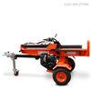 China Two Way 22 Ton Gas Log Splitter Hydraulic Cylinder 25&quot; Max Log Diameter wholesale