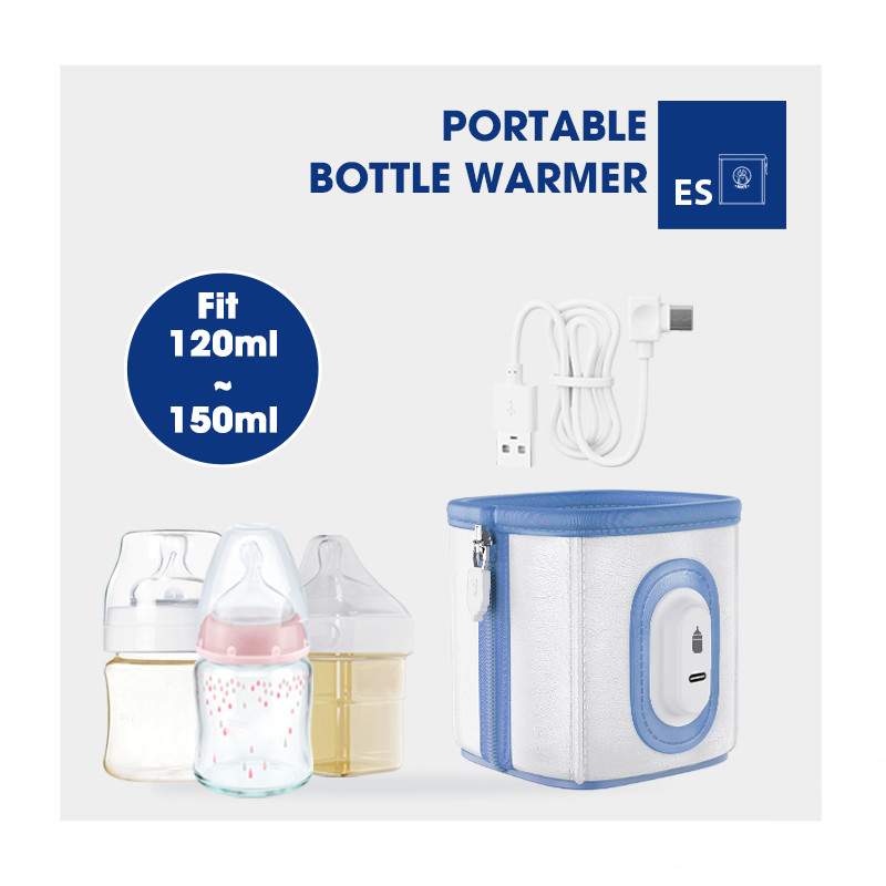 Infant Milk Heated Bottle Warmer Portable USB Thermostat For Travel