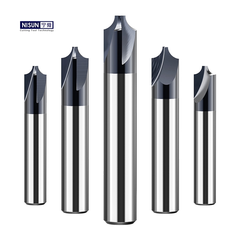 Inner Corner Radius Cutter Milling Tools 2 Flutes Cnc Machining Cast Iron Mill Tools