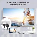 TPE 4K UHD HDMI Cables Lightning To Rj45 Ethernet Adapter TV OTG Cable Charging