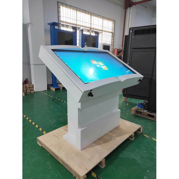 Floor Stand High Brightness Outdoor Lcd Advertising Display 55 Inch Android / Windows Outdoor Waterproof Touch Kiosk
