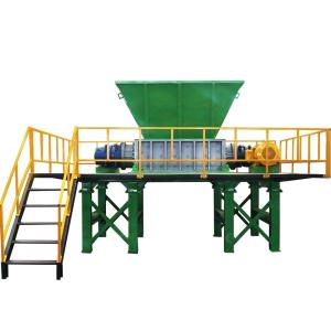 China 2300KG Blades Customized Pipe Barrel Bottle Film Disk Plastic Shredder Recycling Machine wholesale