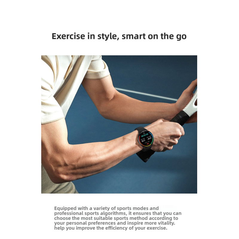 The smartwatch T6 is thin, light, fashionable, Bluetooth call, multi-functional sports watch, and a health monitoring voice assistant