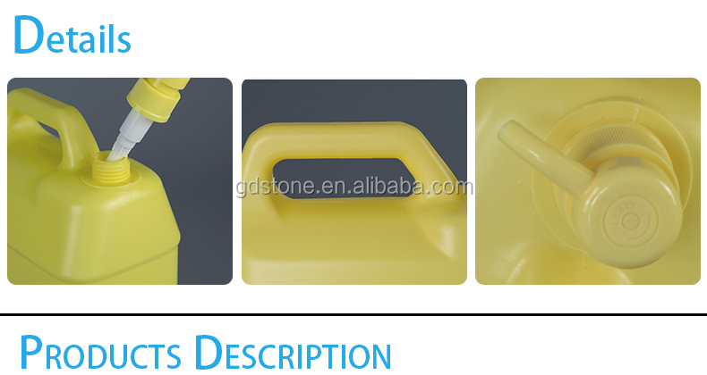 SIDUN HDPE 5l Plastic Bottle With Handle 200*120*305mm