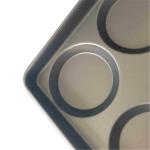 RK Bakeware China Foodservice NSF Glaze Nonstick 4.5 Inch and 5 Inch Hamburger