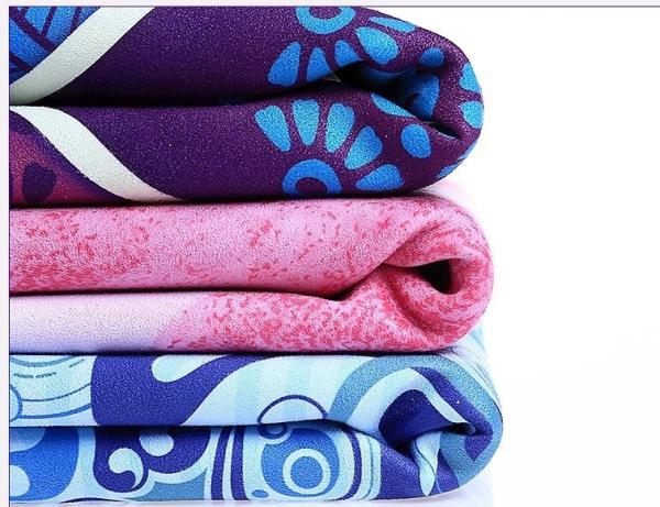 Durable eco biodegradable Suede Microfiber/Natural Rubber Yoga Mat, Pilate Mat,