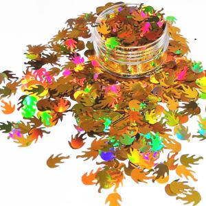 China Polyester Glitter Flame Shaped Bulk for Other Holiday Supplies and Fire Shaped Glitter in Bulk wholesale