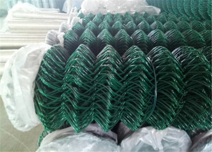 Low Carbon Steel Chain Link Mesh Beautiful Appearance For Protective Screening