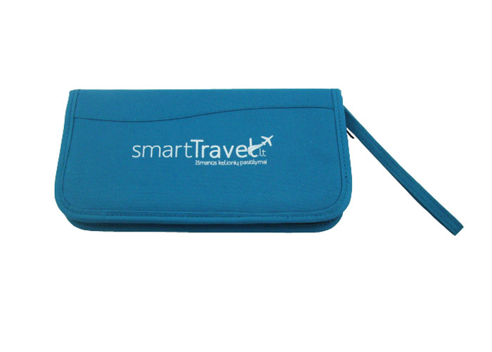 Polyester Oxford Material Travel Passport Holder For Tickets / Cards