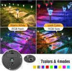 IP65 Waterproof Ground Level Landscape Lighting Solar Powered Landscape Lights