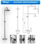 Stainless Steel 316 Bath Shower Faucet With One Function
