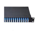 Dual Fiber Wavelength Division Multiplexing FMU 1U Rack Mount AAWG Module 40