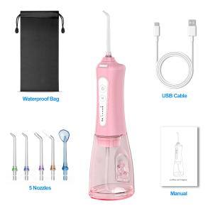 China 5 Hours Charging Time Portable Water Flosser Teeth Cleaning Mini Travel IPX7 Waterproof Grade Dental Floss Irrigator wholesale