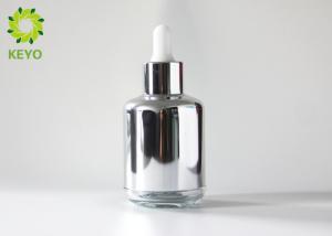 China Metallic Aluminum Shell Glass Dropper Bottles For Essential Oil Capacity 60ml wholesale