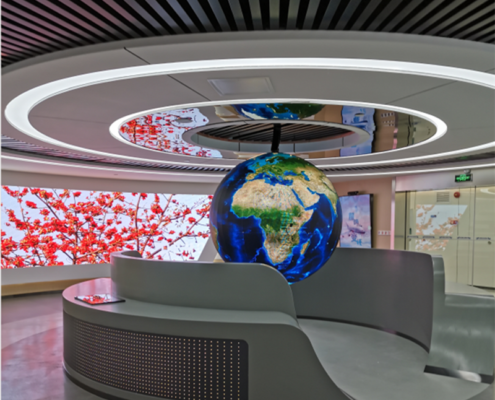 Long-Lasting Maintenance Sphere LED Display with Front Service and DC5V Voltage