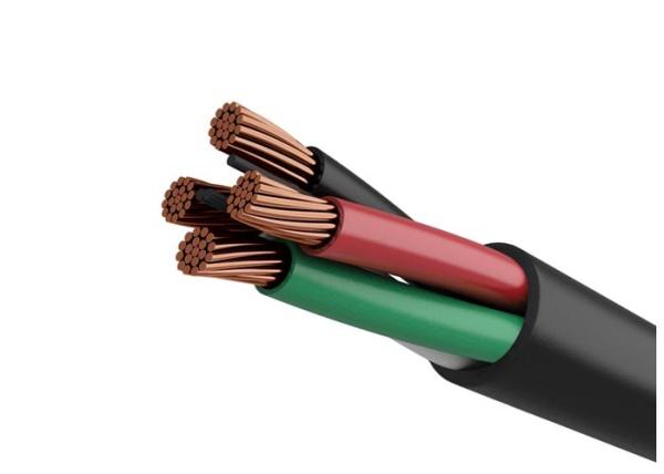 U-1000V Copper Conductor PVC Insulated Cables / PVC Sheath Four Cores PVC Power