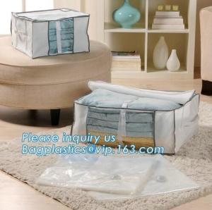 China sealed storage tote for bedding, self seal storage bag, clothing compress bag for travel, vacuum storage bag set, plasti wholesale
