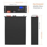 Deep Cycle Ups 48V Lifepo4 Battery 3 Years Warranty 100ah 5.12 Kwh 16S8P