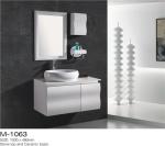 Waterproof Bathroom Sinks And Vanities / Modern Bathroom Vanities MDF Material