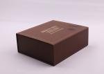 Top Flap Lid 1500gsm Cardboard Packaging Boxes With Hot Stamped Logo
