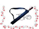 Plastci Cap Folding Golf Umbrella , Mens Black Umbrella Wooden Handle Metal Tips