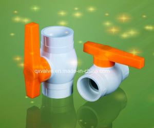 China Blow-Down Valve Orange Color Handle PVC Ball Valve for Optimal Irrigation Performance wholesale