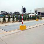 Concrete Foundaction Digital Truck Scale Weighbridge , Electronic Weighbridge 60