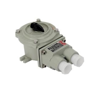 China Hot Sale AC220V/380V Aluminum Alloy Explosion Proof Changeover Switch 5 Years Warranty Atex wholesale