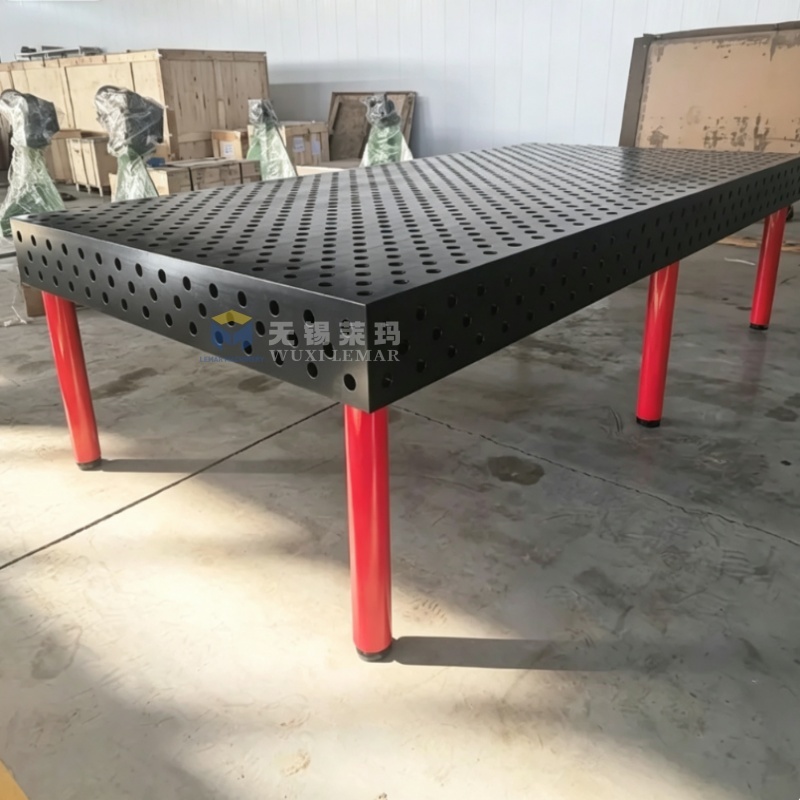 D28 Heavy Duty Welding Table with 100x100mm Hole Grid Spacing System