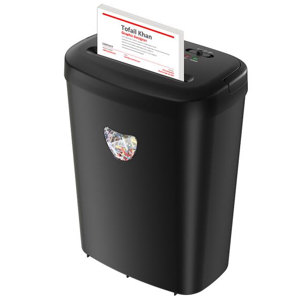 2m/Min Speed Cross cut 12 Sheets Commercial Office Paper Shredder 25L High