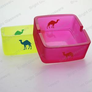 China Hot sale colorful camel glass ashtray for wholesale wholesale