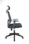 310lbs 140kg Swivel Office Chairs High Back Lumbar Support