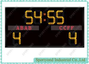 China Indoor Wireless LED Football Scoreboard With Scoring and Time Display wholesale