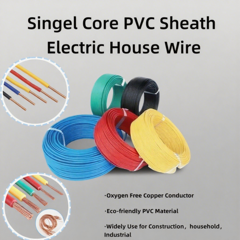 Custom Copper PVC Low Voltage BVR/BV Single Core Flexible Stranded Electrical Cable for Construction Use Household Connection