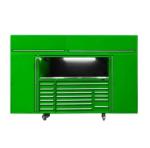 Heavy Duty Workshop Metal Mobile Tool Cart with Drawer and Stainless Steel