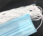 CE,FDA,IS13485 Approval Disposable Tie up Face Mask Made of Blue PP Nonwoven