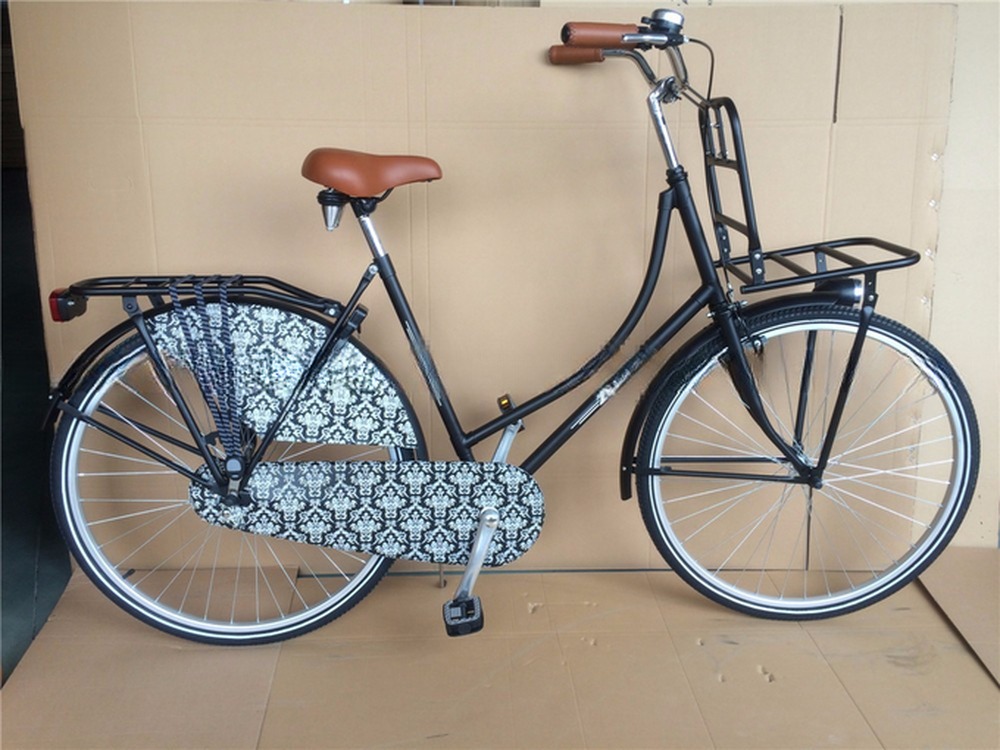 28 Inch Wheel Dutch Bikes in Amsterdam Classic Oma Fiets Hard Frame 22KG Gross Weight