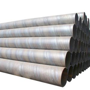 China API 5l x52 ssaw Spiral Welded Steel Pipe with 12M Length Non-oiled Hot Rolled Carbon Spiral Steel Welded Tube from Chinese wholesale