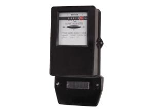 China Black Accuracy 2.0 Three Phase Energy Meter With Glass Window Bakelite Base wholesale
