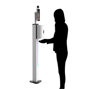 China All In One 1000ml Contactless Sanitizer Dispenser Face Recognition wholesale