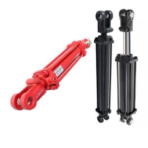 China Hot selling female clevis mounted tie rod double acting hydraulic cylinder for forestry and logging equipment on sale